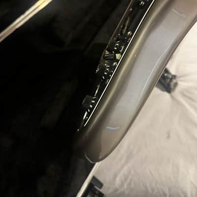 SHARP! Fender American DELUXE Stratocaster Electric Guitar Tungsten MAPLE Neck + Deluxe TSA Case. Tuxedo style. image 11