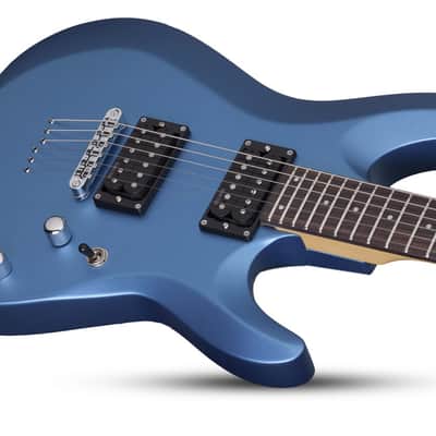 Schecter C-6 Deluxe Electric Guitar - Satin Metallic Light Blue (431) image 6