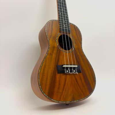 Morgan Concert Ukelele - Beautiful Koa Wood! - Pearl Inlay! - UK C 500 N image 1