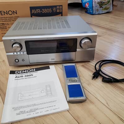 Denon AVR-3805 7.1 Home Theater Receiver 120 wpc x 7 MINT with all Accessories & Factory Box image 2
