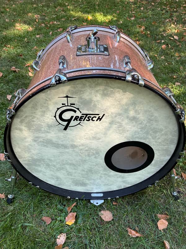 Gretsch USA 22x16 Bass Drum 1980s - Champagne Sparkle image 1