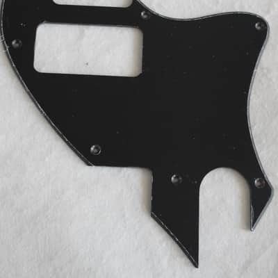 Custom Guitar Pickguard For Tele F Hole Hybrid Convertion TV Jones,1 Ply Black Pickguard image 1