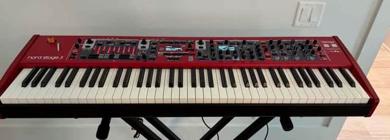 Nord Stage 3 HP76 Hammer Action Portable 76-Key Digital Piano | Reverb
