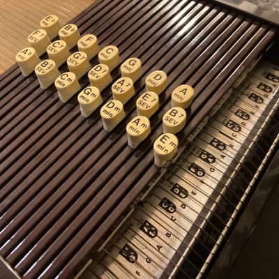 Vintage Harmony Autoharp 1970s Sunburst image 4