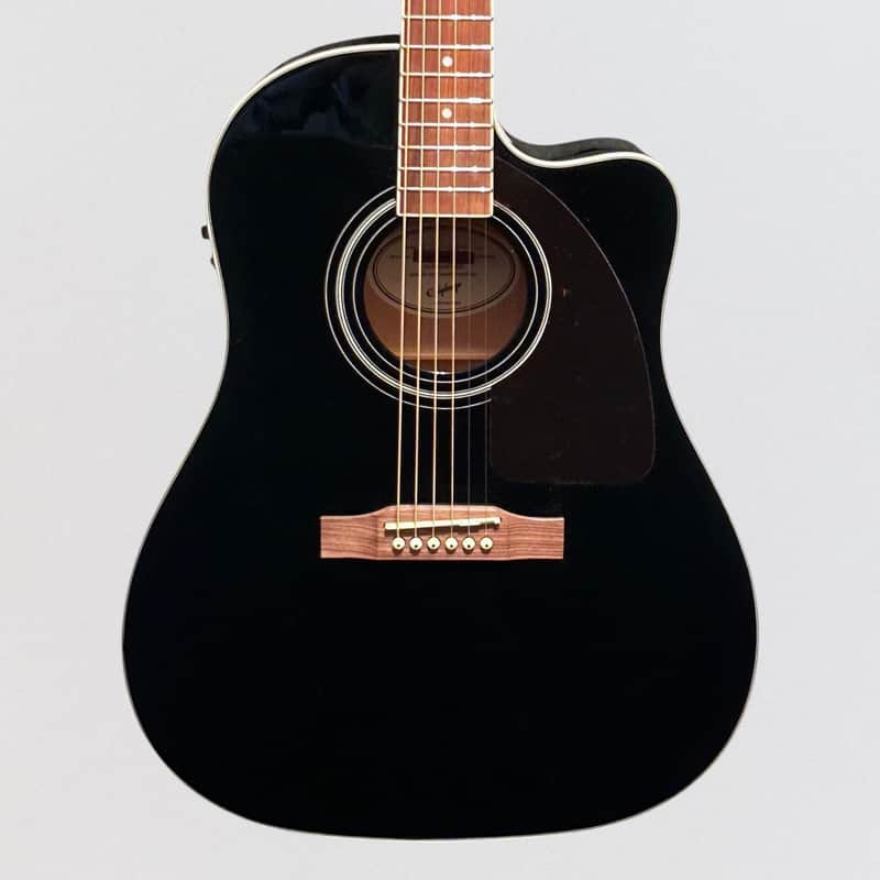 Epiphone J-45 EC Studio Acoustic-Electric Guitar - Black image 1