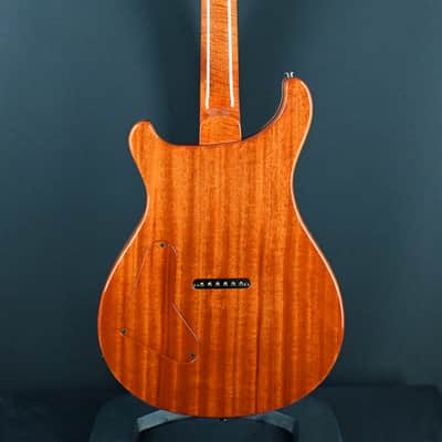 PRS Private Stock #12058 Custom 24 Raspberry Lemon Stripe w/ Reverse Chevron Flame Maple Top image 14
