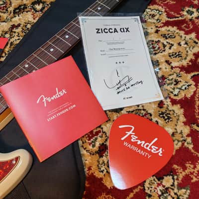 2019 Fender Char Signature Mustang Zicca Limited Edition Olympic White w/ Matching Headstock, Japanese Domestic Only, MIJ Japan image 4