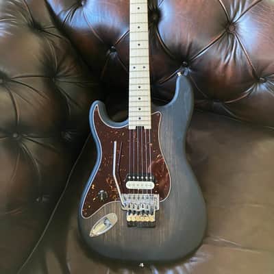 Left Handed Custom Charvel Tribute Guitar Floyd Rose Seymour Duncan Tb-4 Ash Body image 1