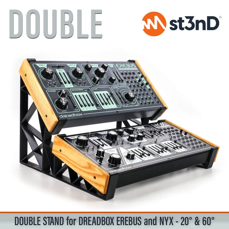 DOUBLE STAND for Dreadbox NYX V2 / EREBUS V2 (20° and 60°) image 1