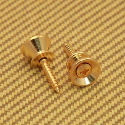 AP-0670-002 Gotoh Gold Strap Buttons For Fender® Guitar & Bass