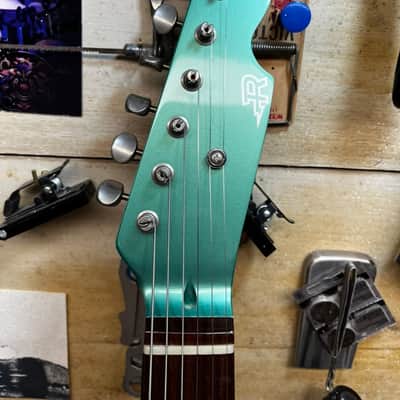 Redeemed Guitars DeVille 2024 - Inverness Green, Jazzmaster meets non-reverse Firebird image 12