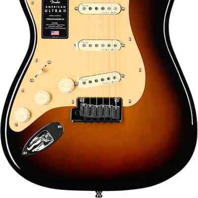 Fender American Ultra II Stratocaster Electric Guitar, Left-Handed (Ebony Fingerboard, with Case), Ultraburst image 6