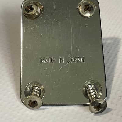 1983-84 Matsumoku Era Early Kramer Made in Japan Focus Model Guitar Chrome Narrow Neckplate Neck Plate & Screws image 2