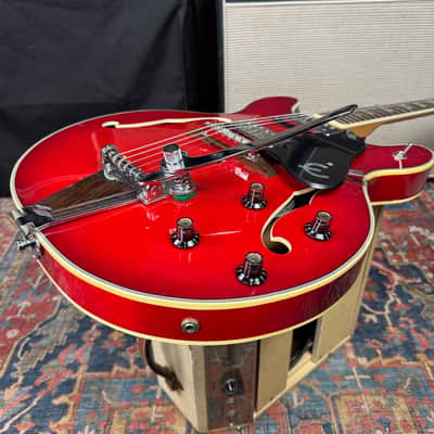 *Video* Epiphone EA250  Hollow Body  Blue Label Made in Japan Matsumoku - 1974-1975 image 12