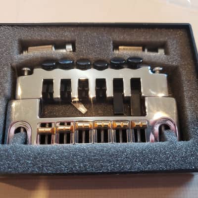 Schaller 456 Chrome Bridge ~ Tony Iommi Old Boy Jaydee Guitar ~ Germany Stud Mount image 2