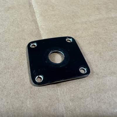 Gibson Vintage 1950's Les Paul Custom Special Junior Black Input Jack Plate 1955 1956 1957 1958 1959 image 2