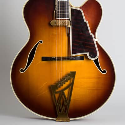 D'Aquisto  New Yorker Delux Arch Top Acoustic Guitar (1967), ser. #1017, original black hard shell case. image 3