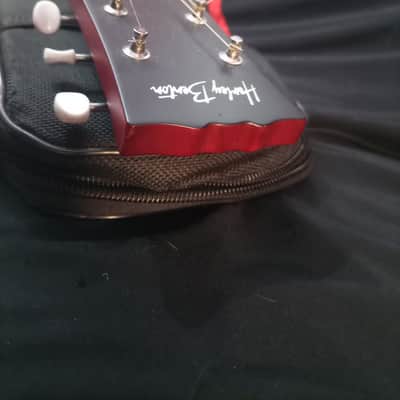 ELECTRIC GUITAR HARLEY BENTON DC JUNIOR OPEN PORE FADED CHERRY P90D DOG EAR image 14