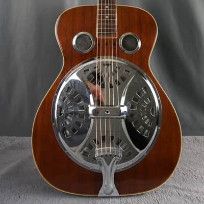 Suzuki Round Neck Resonator Style Acoustic Guitar w/ Gig Bag Japan image 3