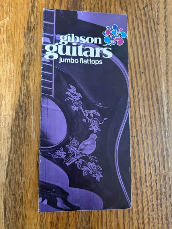 1979 original full Gibson acoustic catalog Hummingbird Dove  1970 - 1971 - Original image 1