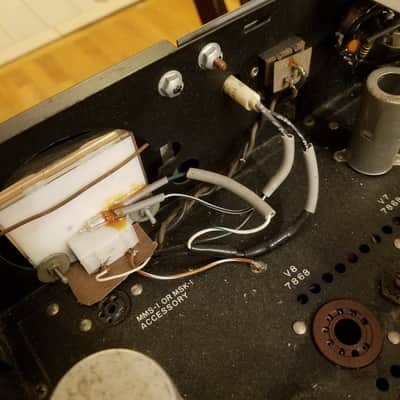 Bogen MX30A Mixer Amplifier 30 Watt 7868 Tube Amp PA Head 1965 - Black image 14