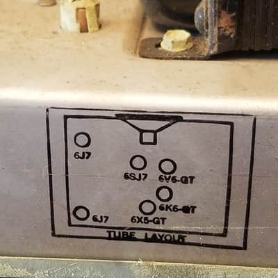 Revere T100 6V6 mono tube amp project 5x7 speaker case leather handle 1950 image 12