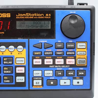 Boss JS-5 JamStation Backing Machine with Audio Tracks Made in Japan ZN53719 image 4
