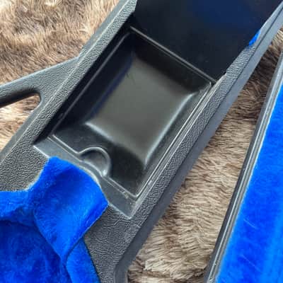 1980s Gibson Les Paul / SG Chainsaw Gen 3 Vintage Hard Case - Black / Blue image 3