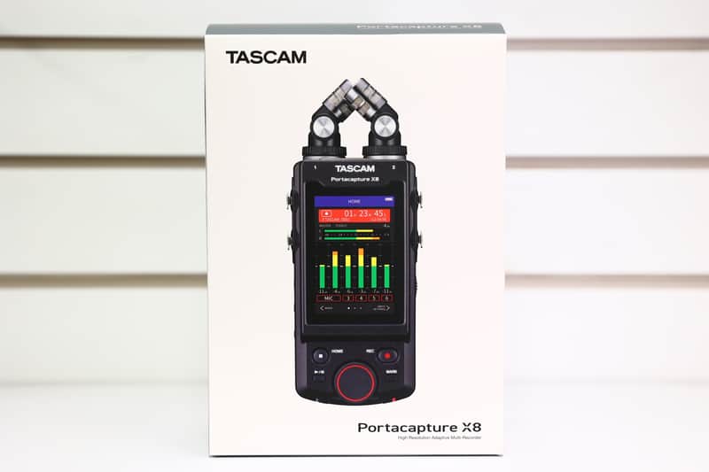 TASCAM Portacapture X8 Portable Digital Recorder with USB Audio Interface - Black image 1