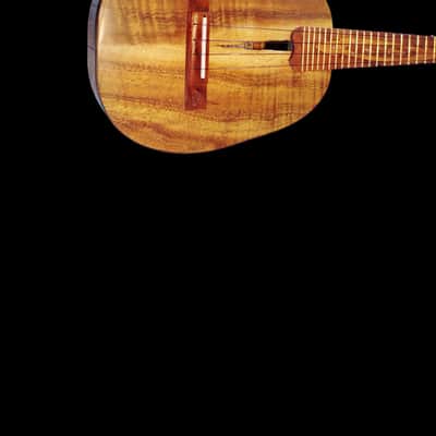 Solid Live Edge Koa Pineapple Concert Ukulele (SCJ - Jazz Hat # 145) image 6
