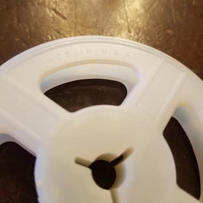 Scotch 3M etc. Tiny 3" Tape Reel 78mm R2R Empty Take-up Supply USA Vintage Plastic Soundcraft etc. 1/4" 1950s - 1960s - Clear Or Grey image 4