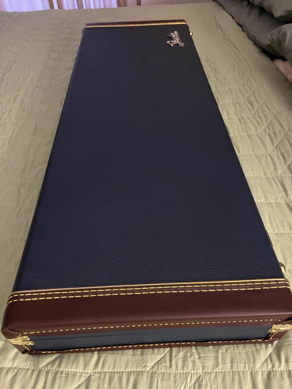 Fender Deluxe Strat/Tele Case 2025 - Navy Blue/ Orange image 1