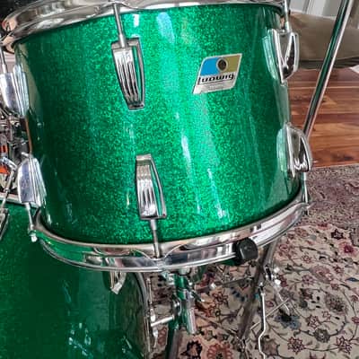 Vintage 3ply Ludwig Bonham Kit 26,14,16,18! image 7