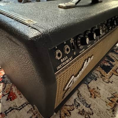 Fender Bassman 1966 2-Channel 50-Watt Guitar Amp Head 1964 - 1967 - Black Panel image 5