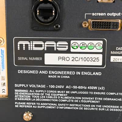 Midas PRO2C Live Digital Audio Mixing Console CG01WG2 *ASK FOR SHIPPING* image 12