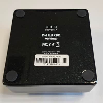 NuX NDR-5 Verdugo Series Atlantic Delay/Reverb 2018 - Black/Red image 5