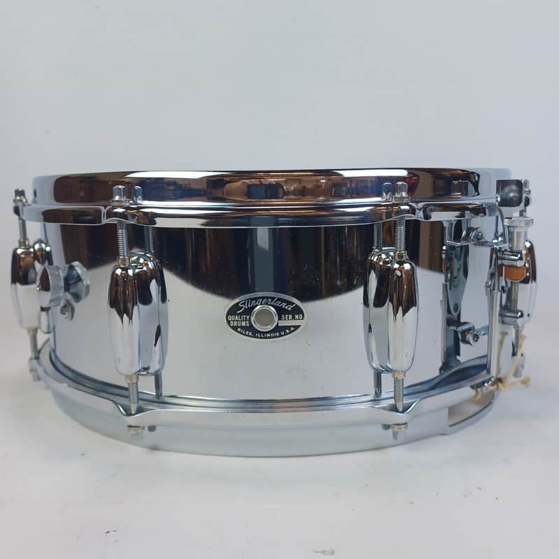 Slingerland 5×14″Festival#18093 Snare Drum Steel 8Lug 100% OG+…