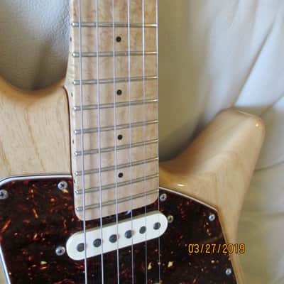 Music Man Albert Lee "Artist Relations" model 1997 Natural SSS Hardtail ( Jim Messina ) image 7