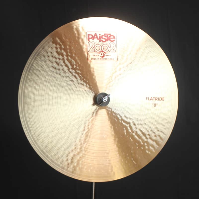 Paiste 18" 2002 Flat Ride - 1584g (video demo) image 1