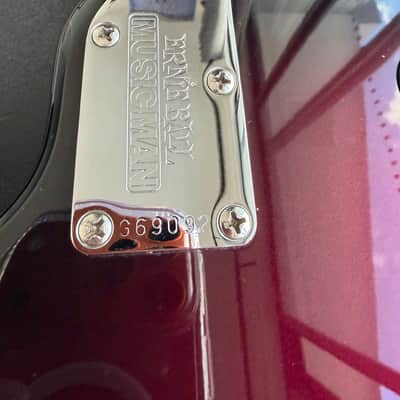 Ernie Ball Music Man JP6 Piezo - Pearl Redburst w/case image 5