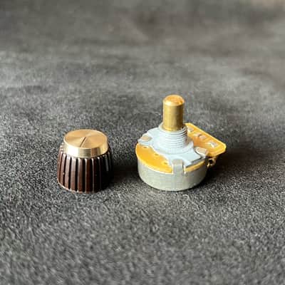 Set of 6- NOS Vintage Marshall Amp Knobs- Brown Phenolic Bakelite for Marshall Plexi/ 70s Amps image 2