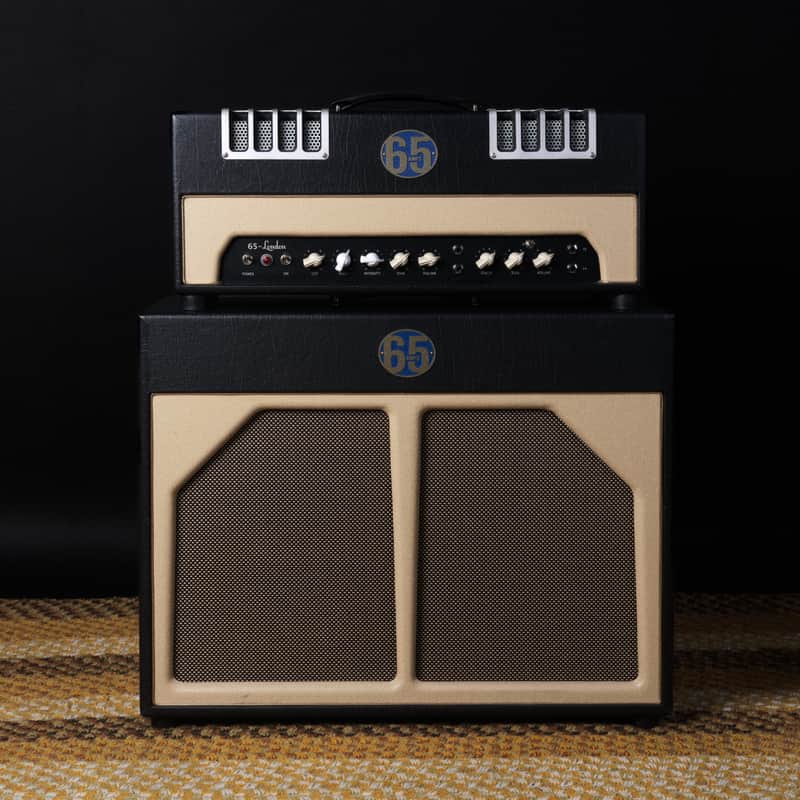 65 Amps London Head & 2X12 Cab - Black image 1