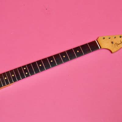 Vintage 1963 PRE-CBS Fender Jazzmaster Project Neck - Killer Tone Wood - Clay Dot RW Board! image 1