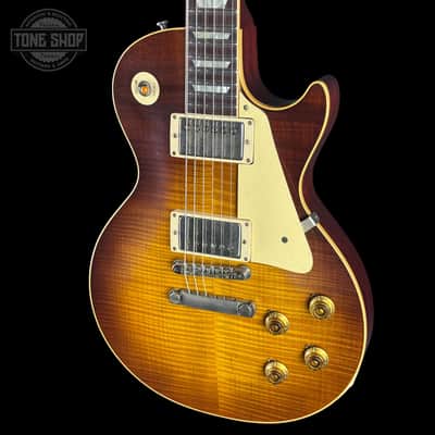 Gibson Custom Dealer Select 1959 Les Paul Standard Chambered Tejas Burst AAA Top Ultra Light Aged w/case 961008 image 5