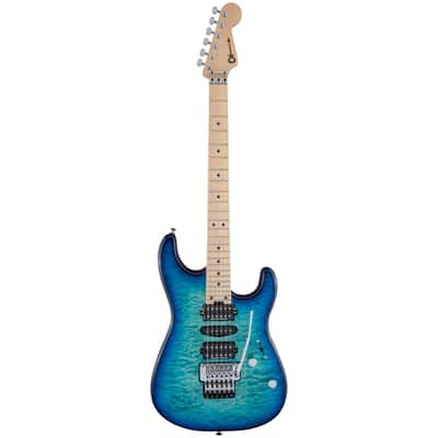 MJ SAN DIMAS STYLE 1 HSH FR M QM Carribean Burst Charvel image 3
