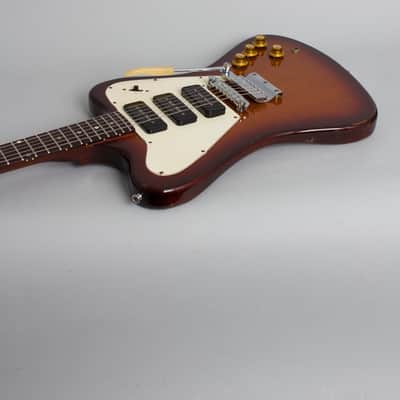 Gibson  Firebird III Solid Body Electric Guitar (1966), ser. #551437, original black tolex hard shell case. image 7