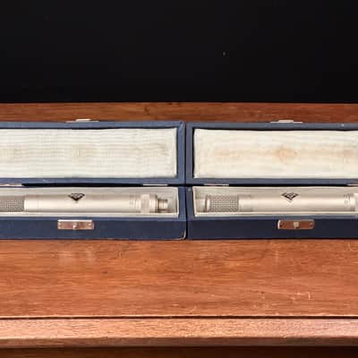 Vintage Neumann KM 56 Tube Condenser Microphone Stereo Pair. Early SN. KM54 KM56 KM84. USA. image 2