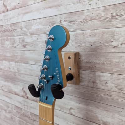 Used 1995 Fender American Standard Stratocaster with Matching Headstock, Maple Fretboard Ocean Turquoise image 5