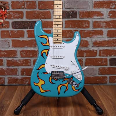 Fender Limited Edition Tyler The Creator Signature Stratocaster Golf Le Fleur Artwork 2019 w/Gigbag image 1