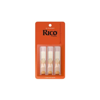 Rico by D'Addario Bb Clarinet Reeds, 2 Strength, 3 Pack - RCA0320 image 2